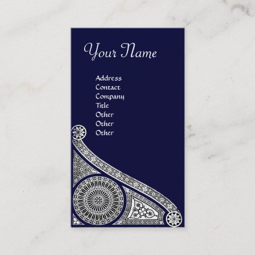 RENAISSANCE ARCHITECT ArchitectureBlueWhite Business Card