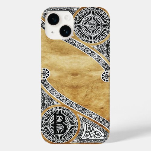 RENAISSANCE ARCHITECT Parchment Monogram Case_Mate iPhone 14 Case