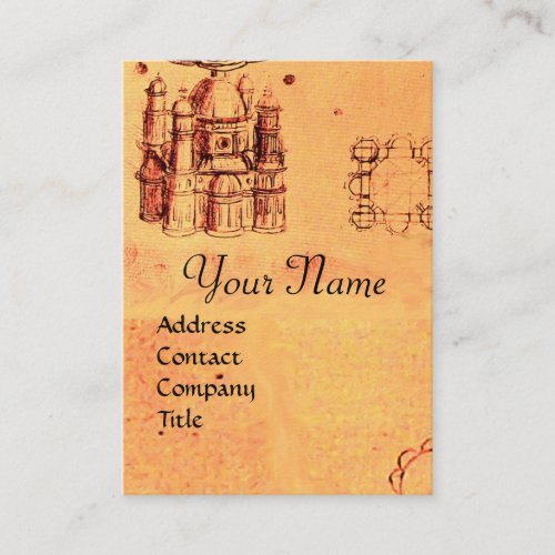 RENAISSANCE ARCHITECTURAL PROJECTARCHITECT BUSINESS CARD