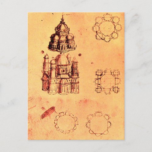 RENAISSANCE ARCHITECTURAL PROJECT Parchment Postcard