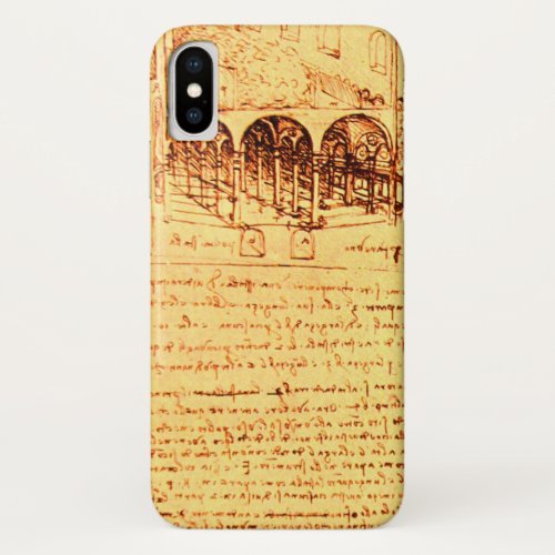 RENAISSANCE ARCHITECTUREARCHITECTENGINEER iPhone X CASE