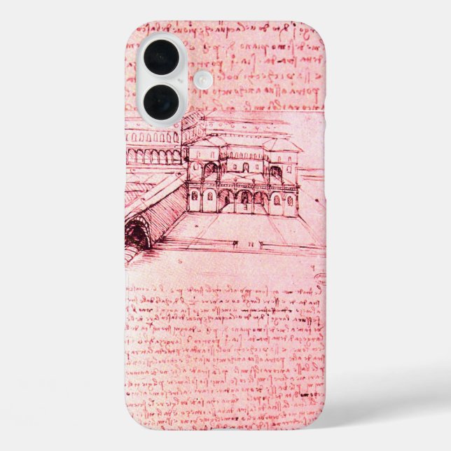 RENAISSANCE ARCHITECTURE,ARCHITECT,ENGINEER,pink Case-Mate iPhone Case (Back)