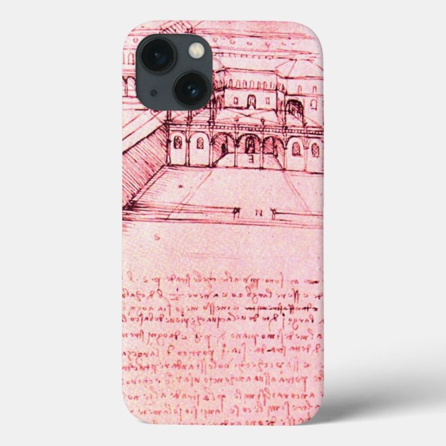 RENAISSANCE ARCHITECTURE,ARCHITECT,ENGINEER,pink Case-Mate iPhone Case (Back)