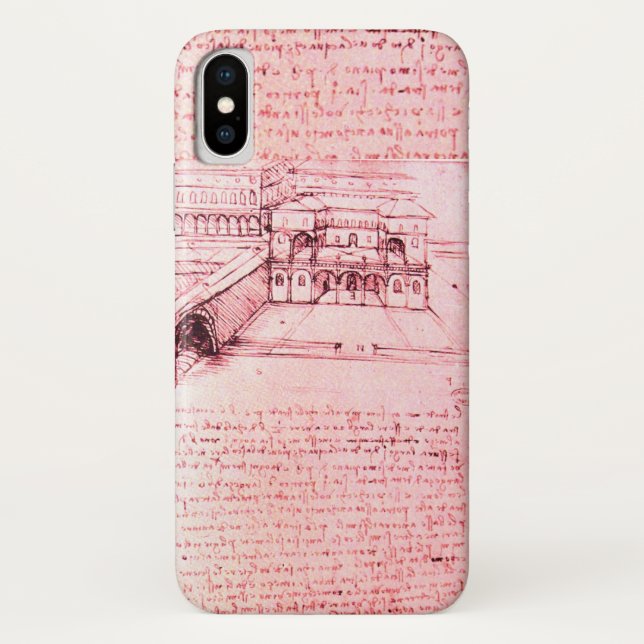 RENAISSANCE ARCHITECTURE,ARCHITECT,ENGINEER,pink Case-Mate iPhone Case (Back)