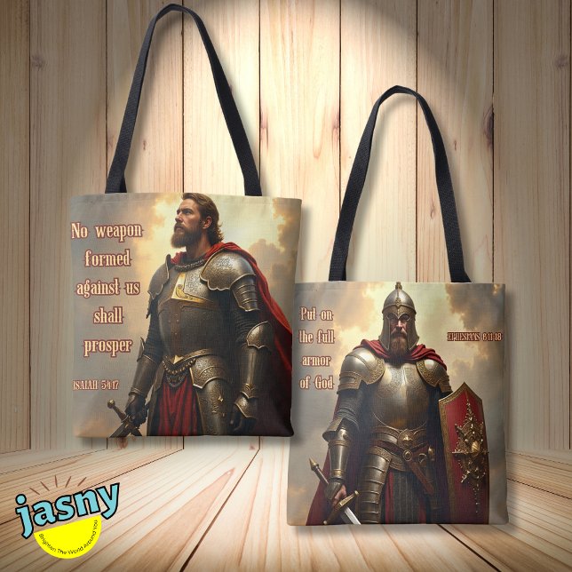 Renaissance Armor of God / AI Art Tote Bag (Creator Uploaded)