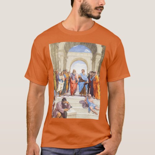 Renaissance Art Raphaelx27s The School of Athens 1 T_Shirt