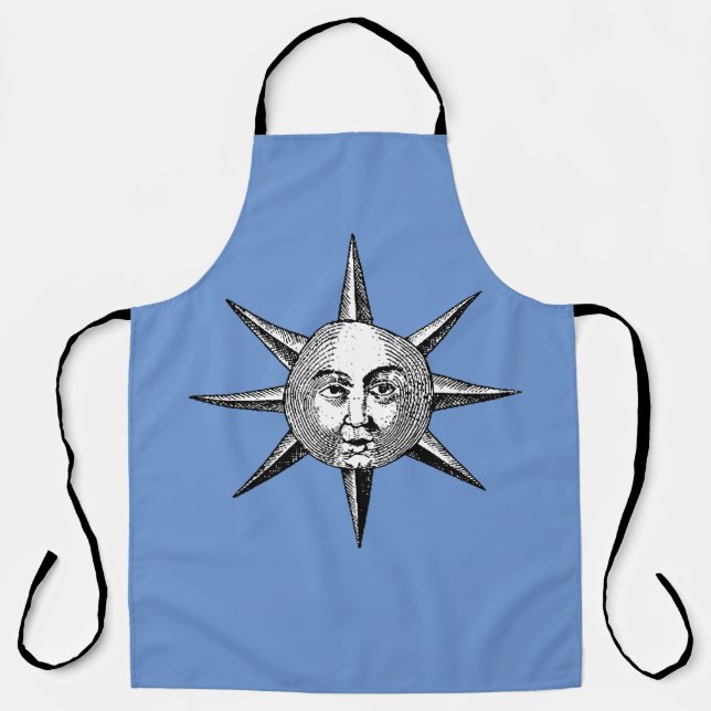 Renaissance Astronomy - Sun Face  Apron (Front)