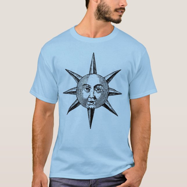Renaissance Astronomy - Sun Face T-Shirt (Front)