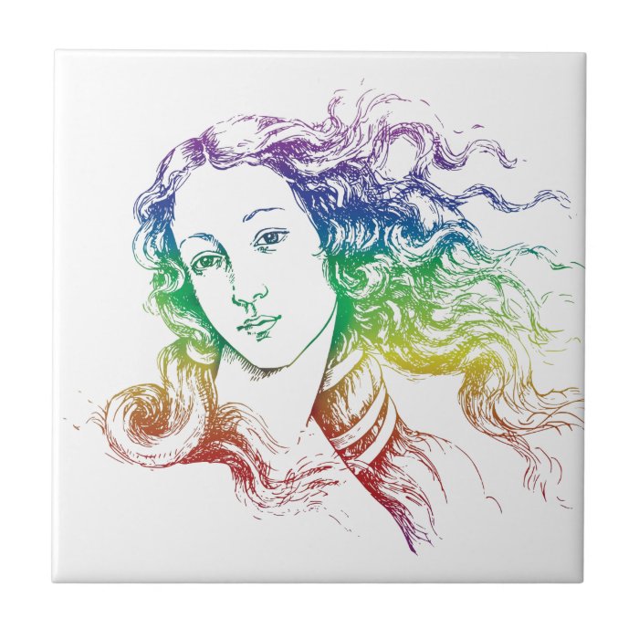 Renaissance Botticelli Venus Ceramic Tiles