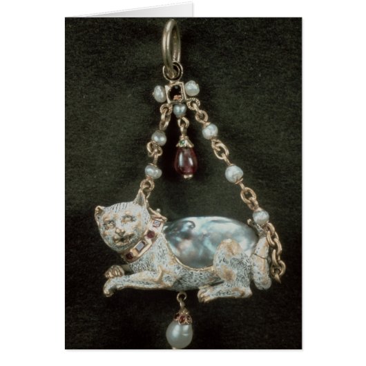 Renaissance cat pendant cards (Front)