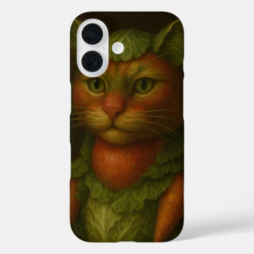 Renaissance Cat Portrait iPhone 16 Case