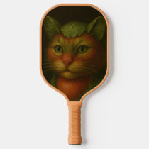 Renaissance Cat Portrait Pickleball Paddle