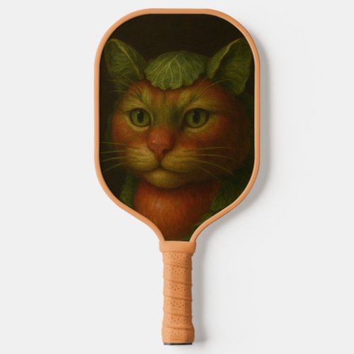 Renaissance Cat Portrait Pickleball Paddle