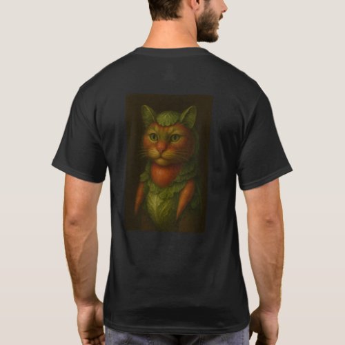 Renaissance Cat Portrait T-Shirt