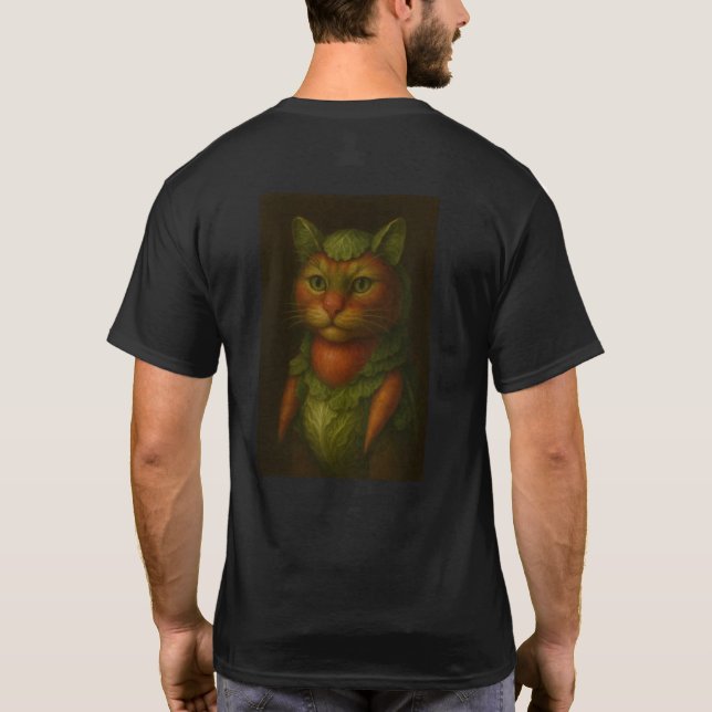 Renaissance Cat Portrait T-Shirt (Back)