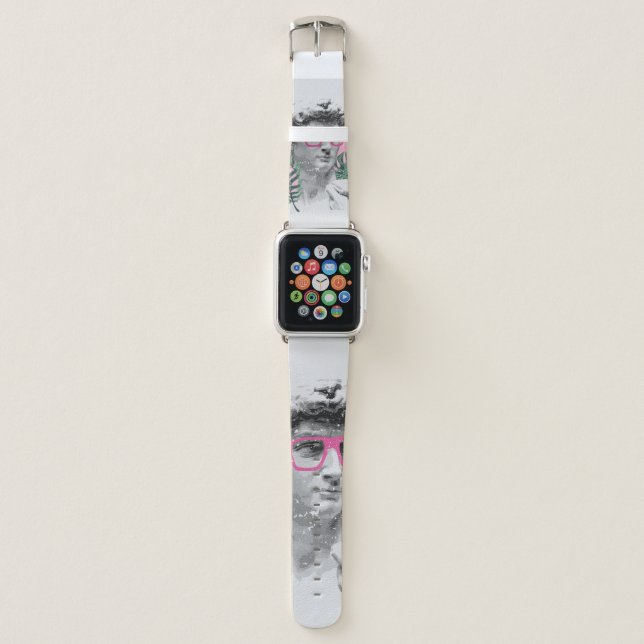 renaissance david sculpture stylish t-shirt and ap apple watch band (Front)