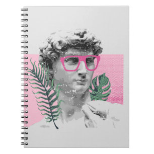 renaissance david sculpture stylish t-shirt and ap notebook