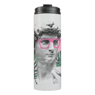 renaissance david sculpture stylish t-shirt and ap thermal tumbler