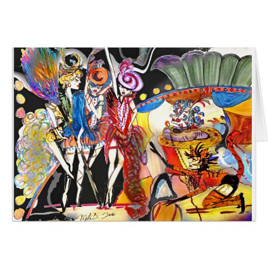 Renaissance Deco Cirque Series Cards (Front Horizontal)