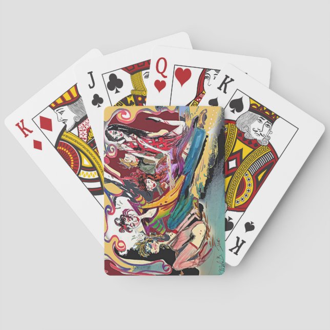 Renaissance Deco Cirque Series Poker Cards (Back)