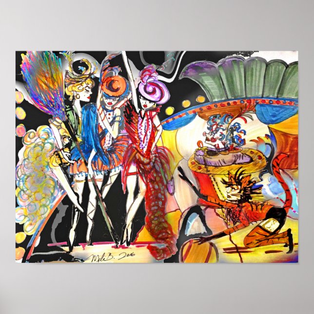 Renaissance Deco Cirque Series Poster (Front)