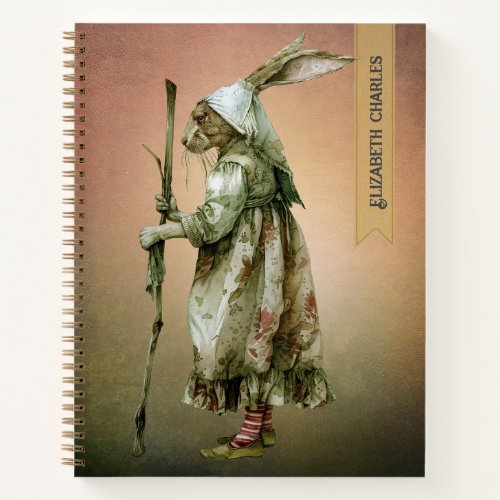 Renaissance Fair Costumed Bunny Notebook