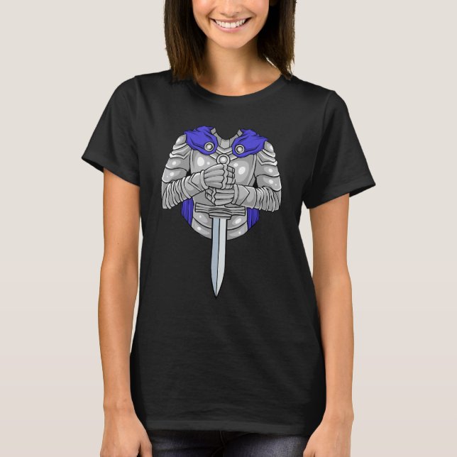 Renaissance Faire Festival Medieval Theme Knight C T-Shirt (Front)