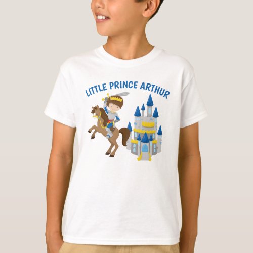 Renaissance Faire Knight Personalized Kids T_Shirt