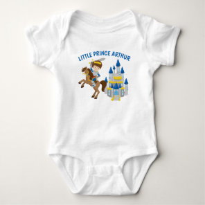 Renaissance Faire Knight Personalized Little Boy Baby Bodysuit