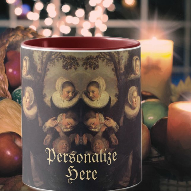 Renaissance family reunion fall portrait painting mug (Creator Uploaded)