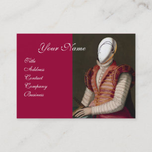 RENAISSANCE FASHION THEATRICAL COSTUME DESIGNER BUSINESS CARD
