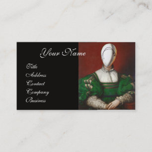RENAISSANCE FASHION THEATRICAL COSTUME DESIGNER BUSINESS CARD
