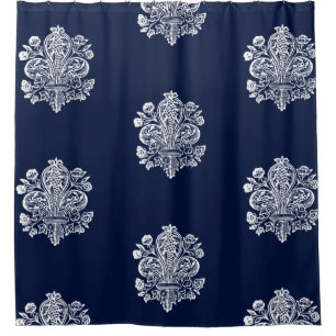 Renaissance French Fleur de Lis Shower Curtain