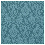 Renaissance Genoese Damask, Peacock Blue Fabric