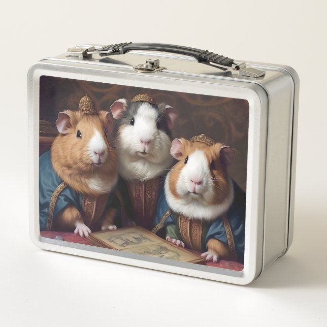 Renaissance Guinea Pigs Metal Lunch Box (Front)