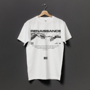 RENAISSANCE Hands of God and Adam T-Shirt
