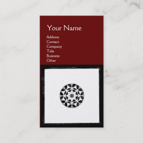 RENAISSANCE HARMONY Scales of JusticeAttorney Red Business Card