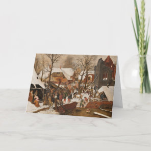 Renaissance Holy Nativity Holiday Card