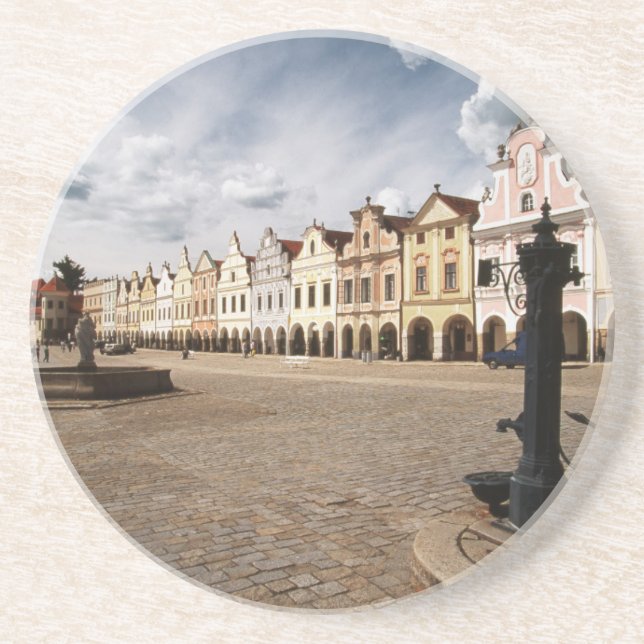 Renaissance Houses Drink Coaster (Front)