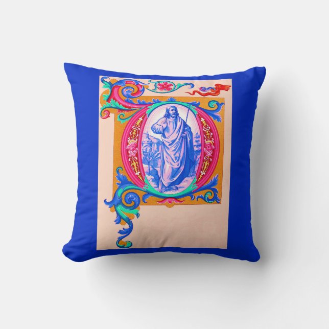 Renaissance Jesus print Throw Pillow (Front)