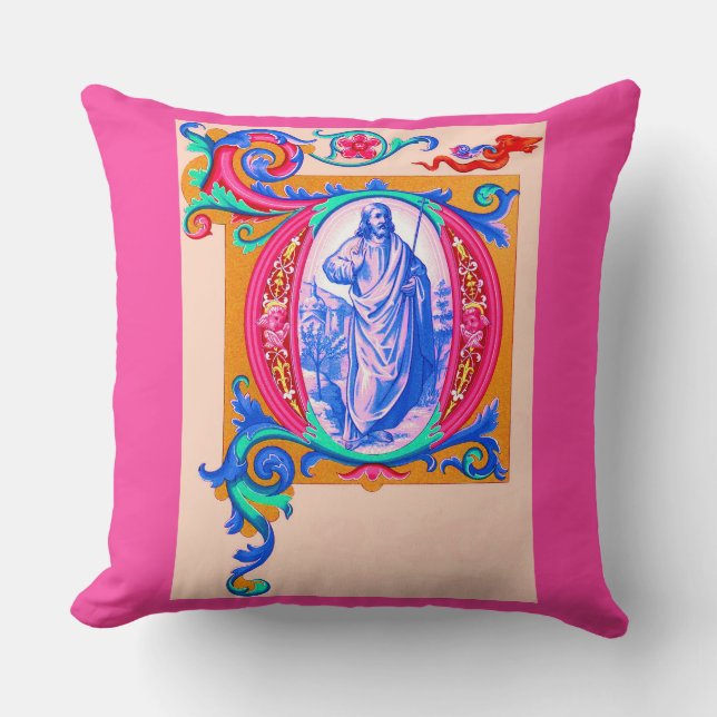 Renaissance Jesus print Throw Pillow (Front)