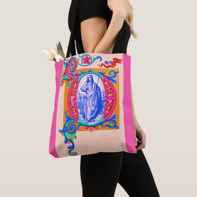 Renaissance Jesus print Tote Bag (Close Up)
