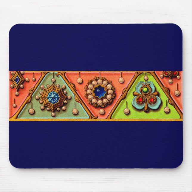 Renaissance jewelry print mouse pad (Front)