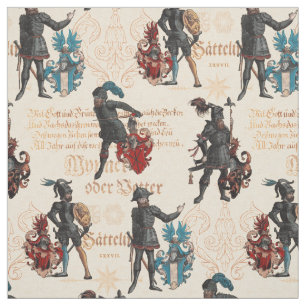 Renaissance Knights Antique German Military Armor Fabric