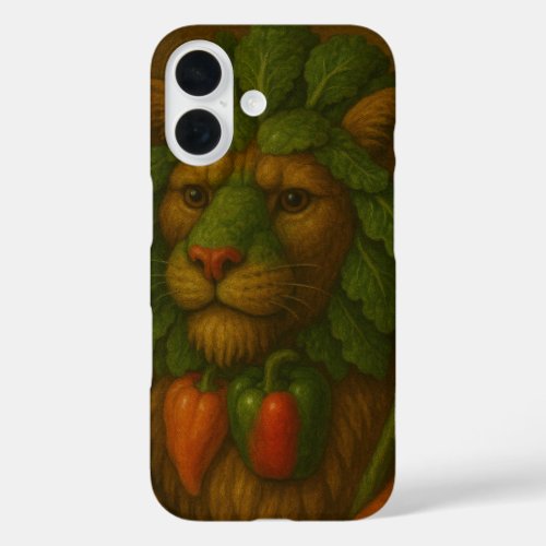 Renaissance Lion Portrait iPhone 16 Case