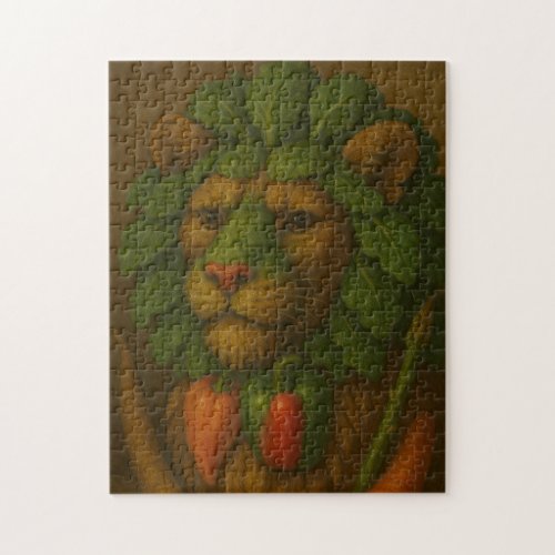 Renaissance Lion Portrait Jigsaw Puzzle