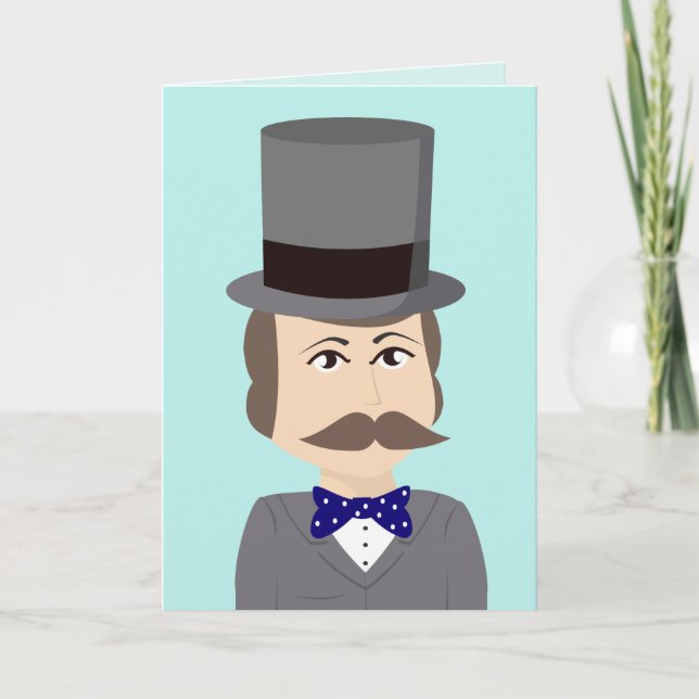 RENAISSANCE MAN BIRTHDAY GREETING CARD (Front)