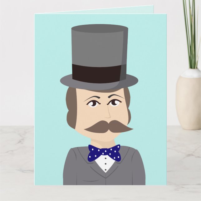 RENAISSANCE MAN BIRTHDAY GREETING CARD (Front)
