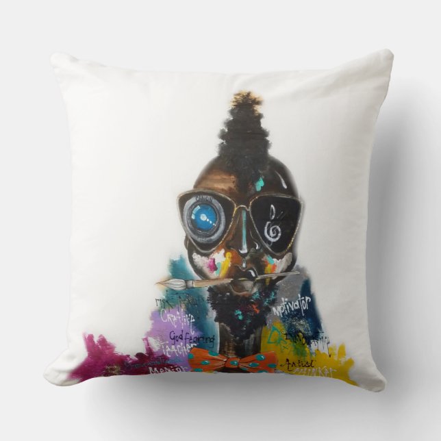 Renaissance Man Throw Pillow 20" x 20" (Front)