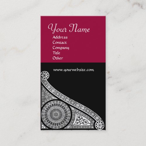 RENAISSANCE MONOGRAM 3 BUSINESS CARD